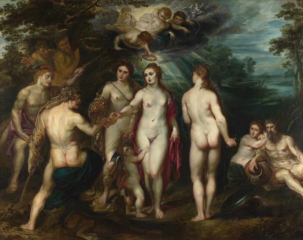 Le jugement de Pâris, Pierre-Paul Rubens, 1597